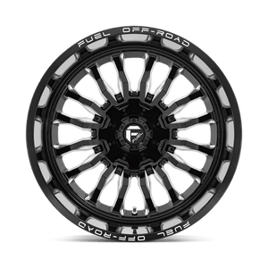 Fuel Offroad D795 ARC Gloss Black Milled 22x12 -44 5x114.3|5x127mm 78.1mm - Wheelwiz