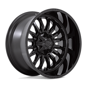 Fuel Offroad D796 ARC Matte Black W/ Gloss Black Lip 22x12 -44 6x135|6x139.7mm 106.1mm - Wheelwiz