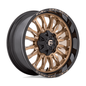 Fuel Offroad D797 ARC Platinum Bronze W/ Black Lip 22x12 -44 8x170mm 125.1mm - Wheelwiz