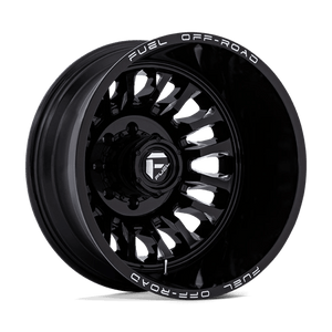 Fuel Offroad D868 ARC DUALLY Gloss Black Milled 22x8.25 -227 8x170mm 125.1mm