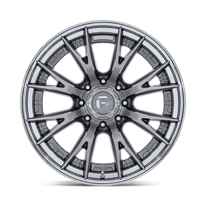 Fuel Offroad FC402 CATALYST Platinum W/ Chrome Lip 22x12 -44 8x165.1mm 125.1mm - Wheelwiz