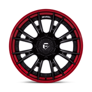 Fuel Offroad FC402 CATALYST Matte Black W/ Candy Red Lip 22x12 -44 8x170mm 125.1mm