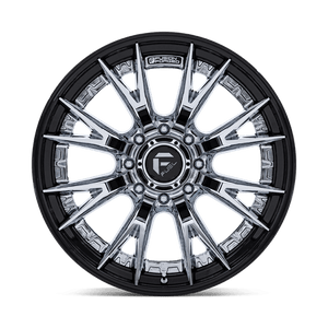 Fuel Offroad FC402 CATALYST Chrome W/ Gloss Black Lip 20x10 -18 8x170mm 125.1mm