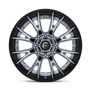 Fuel Offroad FC402 CATALYST Chrome W/ Gloss Black Lip 22x12 -44 8x165.1mm 125.1mm - Wheelwiz