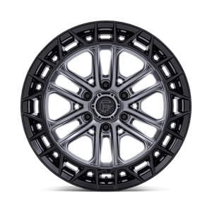 Fuel Offroad FC874 CELSIUS Matte Gunmetal W/ M-blk Lip 20x9 +1 6x139.7mm 106.1mm - Wheelwiz