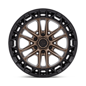 Fuel Offroad FC874 CELSIUS Matte Bronze W/ M-blk Lip 17x9 +1 6x139.7mm 106.1mm - Wheelwiz