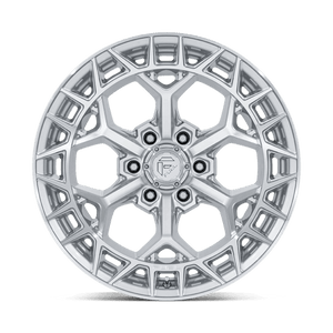 Fuel Offroad FC873 CHARGER Gloss Silver W/ Machined Face 17x9 -12 6x135mm 87.1mm
