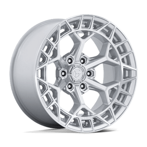 Fuel Offroad FC873 CHARGER Gloss Silver W/ Machined Face 22x9.5 +18 6x139.7mm 106.1mm - Wheelwiz