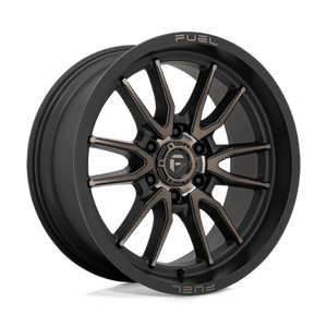 Fuel Offroad D762 CLASH Matte Black Double Dark Tint 20x9 +1 6x114.3mm 66.1mm