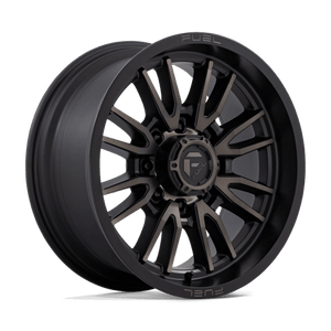 Fuel Offroad D762 CLASH Matte Black Double Dark Tint 20x9 +1 8x180mm 124.2mm - Wheelwiz