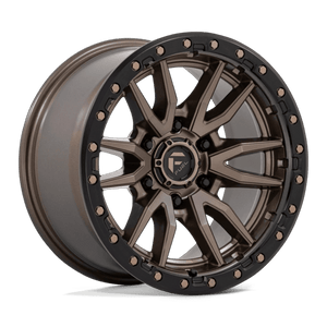Fuel Offroad D681 REBEL Matte Bronze Black Bead Ring 16x8 +1 6x139.7mm 106.1mm
