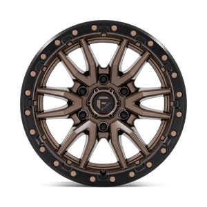 Fuel Offroad D681 REBEL Matte Bronze Black Bead Ring 16x8 +1 6x139.7mm 106.1mm