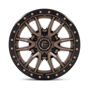 Fuel Offroad D681 REBEL Matte Bronze Black Bead Ring 17x9 +1 6x114.3mm 66.1mm - Wheelwiz