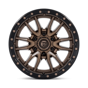 Fuel Offroad D681 REBEL Matte Bronze Black Bead Ring 18x9 -12 6x135mm 87.1mm - Wheelwiz