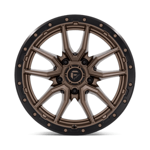 Fuel Offroad D681 REBEL Matte Bronze Black Bead Ring 20x10 -18 5x127mm 71.5mm - Wheelwiz