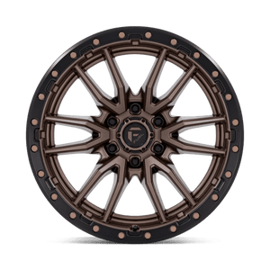 Fuel Offroad D681 REBEL Matte Bronze Black Bead Ring 20x10 -18 6x135mm 87.1mm - Wheelwiz