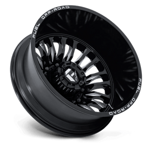 Fuel Offroad D868 ARC DUALLY Gloss Black Milled 22x8.25 -201 10x225mm 170.1mm - Wheelwiz