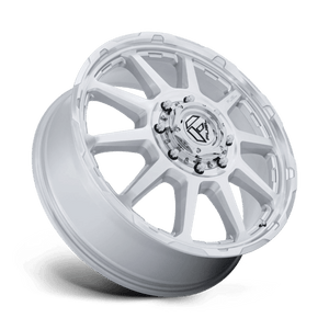 Fuel Offroad D912 CIRCUIT DUALLY Gloss Silver W/ Machined Face 24x8.25 +105 8x200mm 142mm - Wheelwiz