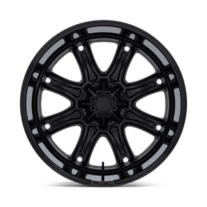 Fuel Offroad DARKSTAR Matte Black W/ Gloss Black Lip 20x10 -18 6x135|6x139.7mm 106.1mm - Wheelwiz