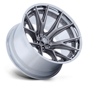 Fuel Offroad FC402 CATALYST Platinum W/ Chrome Lip 22x12 -44 6x139.7mm 106.1mm