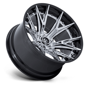 Fuel Offroad FC402 CATALYST Chrome W/ Gloss Black Lip 18x9 +1 6x139.7mm 106.1mm