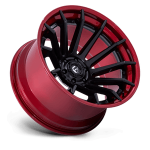 Fuel Offroad FC403 BURN Matte Black W/ Candy Red Lip 24x12 -44 5x127mm 71.5mm