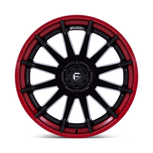Fuel Offroad FC403 BURN Matte Black W/ Candy Red Lip 24x12 -44 6x135mm 87.1mm