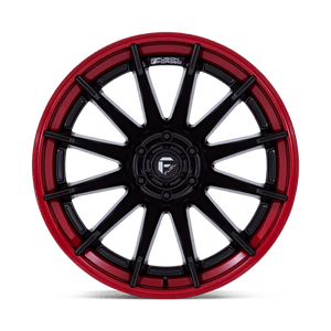 Fuel Offroad FC403 BURN Matte Black W/ Candy Red Lip 24x12 -44 5x127mm 71.5mm