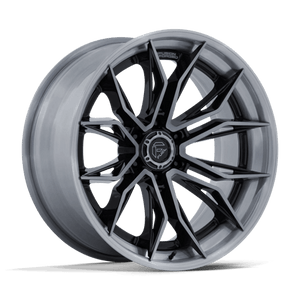 Fuel Offroad FC404 MUTINY Gloss Black Brushed Dark Tint 22x10 -18 6x139.7mm 106.1mm - Wheelwiz