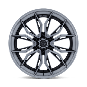 Fuel Offroad FC404 MUTINY Gloss Black Brushed Dark Tint 22x10 -18 6x139.7mm 106.1mm