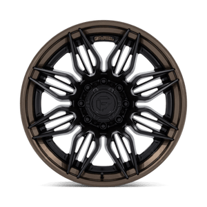 Fuel Offroad FC404 MUTINY Matte Black W Gloss Bronze Lip 20x10 -18 8x180mm 124.2mm - Wheelwiz