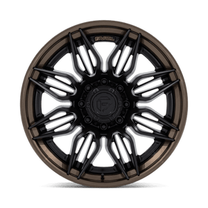 Fuel Offroad FC404 MUTINY Matte Black W Gloss Bronze Lip 22x10 0 8x170mm 125.1mm - Wheelwiz