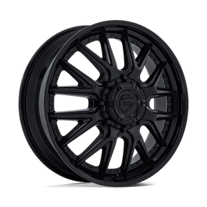 Fuel Offroad D406 CATALYST DUALLY Matte Black W/ Gloss Black Lip 24x8.25 +105 8x200mm 142mm - Wheelwiz