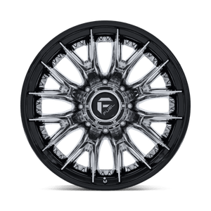 Fuel Offroad D407 CATALYST DUALLY Chrome W/ Gloss Black Lip 20x8.25 -221 8x210mm 154.3mm - Wheelwiz