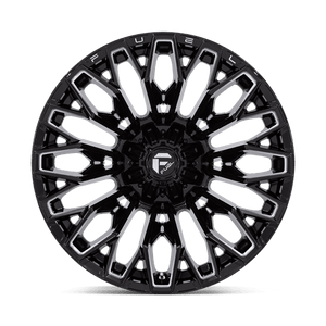 Fuel Offroad FC865 STRIKE Gloss Black Milled 22x12 -44 6x114.3|6x139.7mm 78.1mm - Wheelwiz