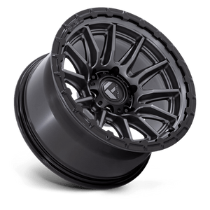 Fuel Offroad FC866 PISTON Matte Gunmetal Gloss Black Lip 20x10 -18 5x127mm 71.5mm - Wheelwiz