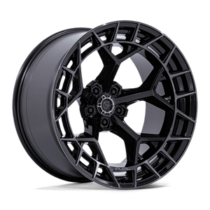 Fuel Offroad FC873 CHARGER Gloss Black Brushed Dark Tint 20x10 -18 5x127mm 71.5mm - Wheelwiz