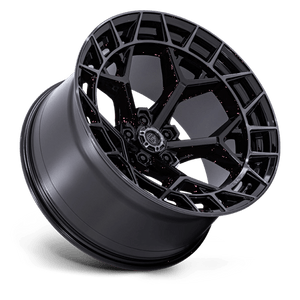 Fuel Offroad FC873 CHARGER Gloss Black Brushed Dark Tint 22x12 -44 5x127mm 71.5mm - Wheelwiz