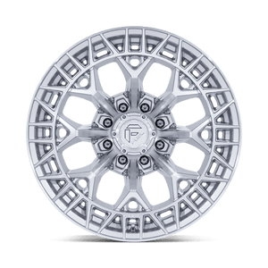 Fuel Offroad FC873 CHARGER Gloss Silver W/ Machined Face 20x10 -18 8x180mm 124.2mm - Wheelwiz