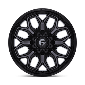Fuel Offroad D875 FLUX DUALLY Gloss Black Brush Fc Gray Dddt 20x8.25 -227 8x210mm 154.3mm