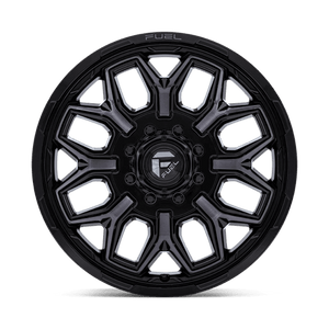 Fuel Offroad D875 FLUX DUALLY Gloss Black Brush Fc Gray Dddt 20x8.25 -227 8x165.1mm 121.5mm