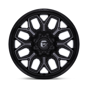 Fuel Offroad D875 FLUX DUALLY Gloss Black Brush Fc Gray Dddt 22x8.25 +104 8x165.1mm 117mm