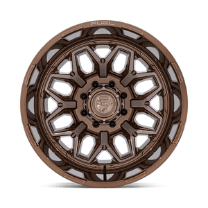 Fuel Offroad D876 FLUX DUALLY Platinum Bronze 20x8.25 -201 8x165.1mm 117mm - Wheelwiz