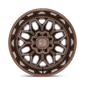 Fuel Offroad D876 FLUX DUALLY Platinum Bronze 22x8.25 -240 8x165.1mm 121.5mm - Wheelwiz
