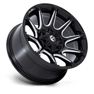 Fuel Offroad FC880 SUPER C Gloss Black Milled 22x12 -44 8x170mm 125.1mm - Wheelwiz