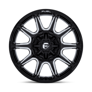 Fuel Offroad FC880 SUPER C Gloss Black Milled 22x10 -18 8x165.1mm 125.1mm