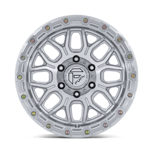 Fuel Offroad FC881 SURGE Gloss Silver W/ Machined Face 18x9 +20 5x127mm 71.5mm