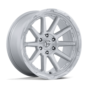 Fuel Offroad FC887 CIRCUIT Gloss Silver W/ Machined Face 17x9 +1 6x139.7mm 106.1mm - Wheelwiz