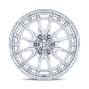 Fuel Offroad FC888 REVOLT Hyper Silver W/ Machined Face 17x8.5 +25 6x135mm 87.1mm