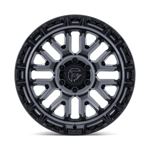 Fuel Offroad FC890 RAIL Gloss Gunmetal W/ G-blk Lip 17x9 -12 6x135mm 87.1mm